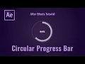 How to make Circular Progress Bar After Effects Tutorial