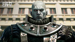 mutant tyrant vs leon and buddy resident evil damnation matthew mercer 