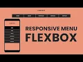 How to Create Simple Responsive Menu Using Flexbox
