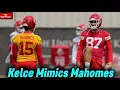 Travis Kelce Does His BEST Patrick Mahomes Impression You ll Laugh