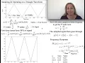 Discrete Processing Operation on a Continuous Triangle Signal
