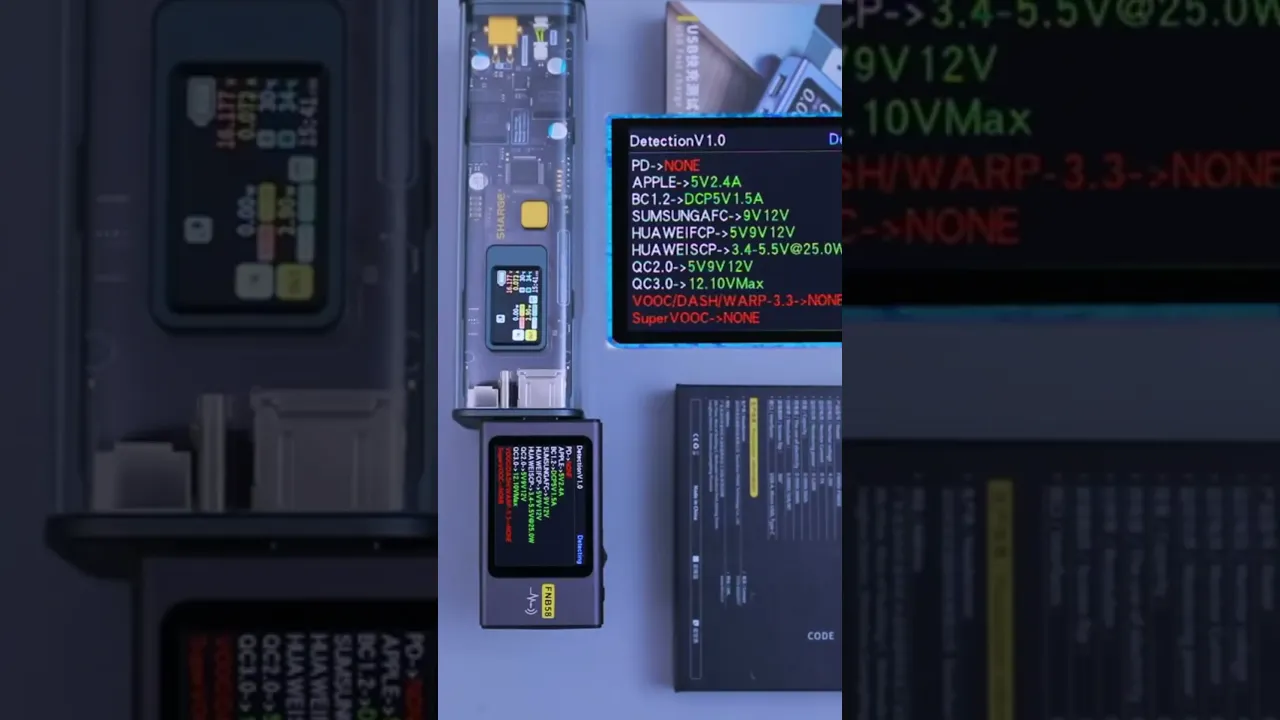 FNIRSI FNB58 USB Fast Charge Tester Usb Battery Tester Voltmeter Ammeter Type-C without Bluetooth