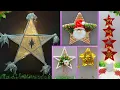 5 Low cost Christmas Star making ideas with waste material - Part 1 DIY Christmas craft idea 181