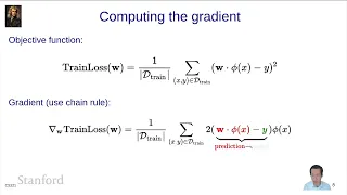 Artificial Intelligence Machine Learning 2 - Linear Regression Stanford CS221 AI Autumn 2021