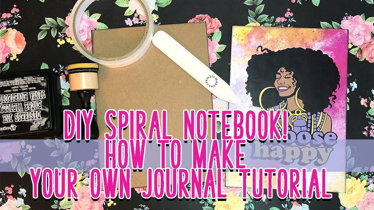 Heyyy yall! In this video, I share how I created this spiral journal from scratch. This was a fun ex. 