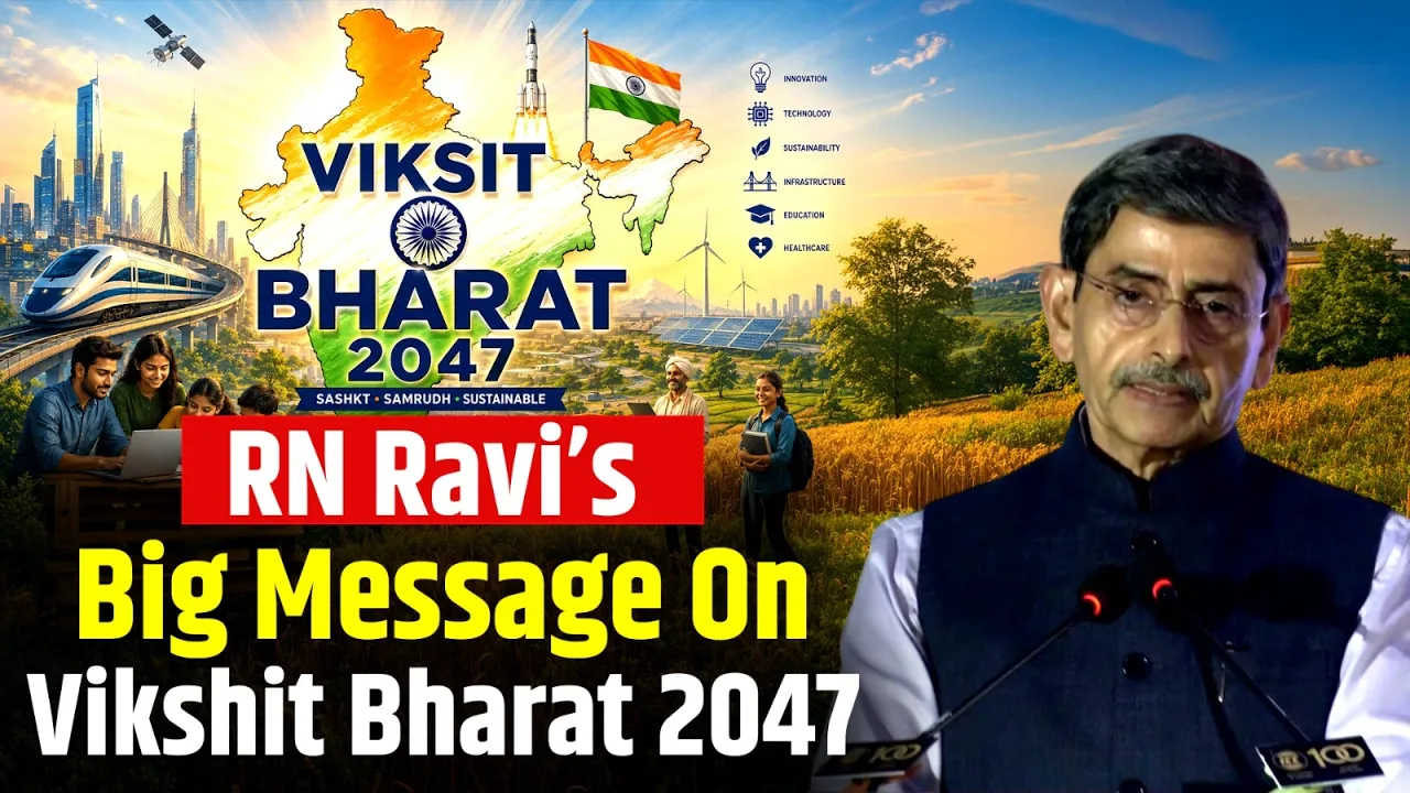 R.N. Ravi Speaks On Bharat’s Culture, Vasudhaiva Kutumbakam & Vikshit Bharat 2047