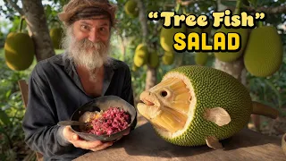 My Rasta Friend Made Me “TREE FISH” Salad in Jamaica!