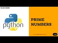 Prime Number and its cases in Python Part 12 Code in Python for Data Science The Data Monk