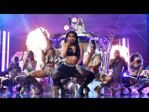 Download MP3 Nicki Minaj & David Guetta - The Night is Still Young / Hey Mama (Live on Billboard Music Awards) HD