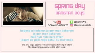 Download LIRIK BTS - SPRING DAY by GOMAWO [LIRIK KOREA, INDONESIA \u0026 MV] MP3