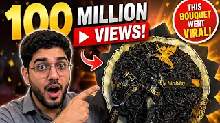 I got 100 million views on this Bouquet 😱😍 Behind The Scene