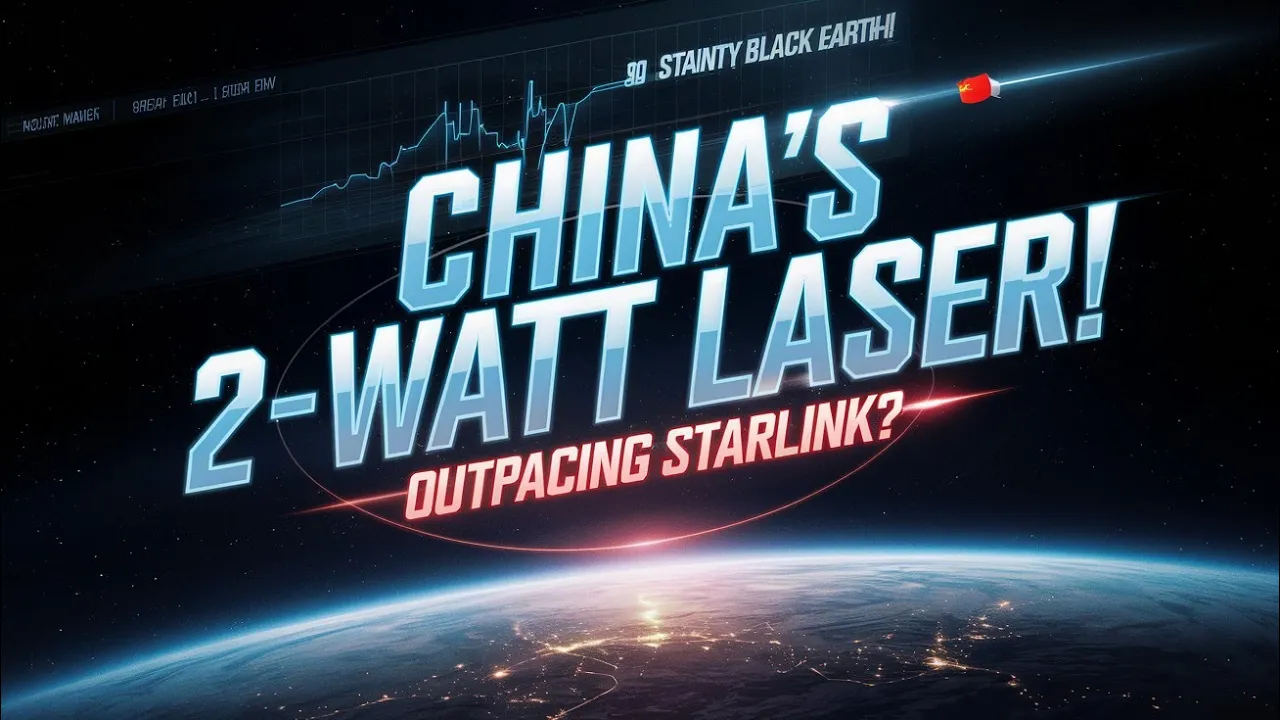 China’s 2-Watt Laser: Outpacing Starlink? The Real Space Race Explained!