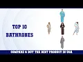 Top 10 Best Bathrobes to Buy on Amazon USA Price Review