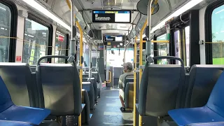 CTA On Board Riding 2022 Nova LFS Bus 8412 on Route 53 Pulaski from Lake St to College