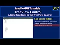 Treeview Part 3 - Add TreeItems to TreeView JavaFx GUI Tutorial