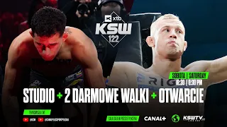 STUDIO + DWIE DARMOWE WALKI + OTWARCIE GALI XTB KSW 122 W RZESZOWIE