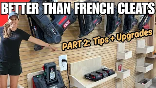 Goodbye French Cleats & Pegboard + a Senco Factory Tour!