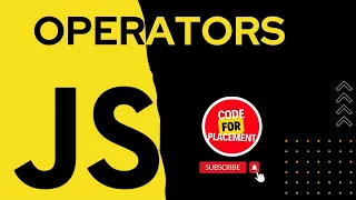 Operators in JavaScript I Complete JavaScript Tutorial Series Lecture 5