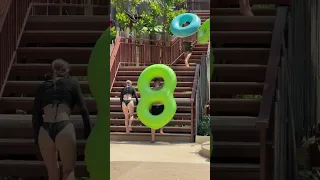 🇹🇭Water Park Wter Slide And Swimming Pool Summer Holiday 87🏖️ #waterpark #waterslide