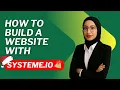 How To Build A Website With The New Website Builder Feature in Systeme io