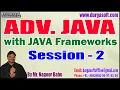 ADV JAVA with JAVA Frameworks tutorials Session - 2 by Mr Nagoor Babu On 19-12-2022 10AM IST