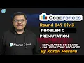 Codeforces Round 847 Div 3 Problem C Premutation Solution Explanation Code Hindi Editorial