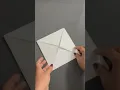 Paper box organizer using just Letter A4 size paper under 2 mins - no glue