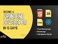 Frontend Developer Roadmap 2025 HTML CSS JavaScript React Complete Guide Tamil