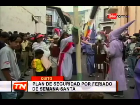 Plan de seguridad por feriado de semana santa