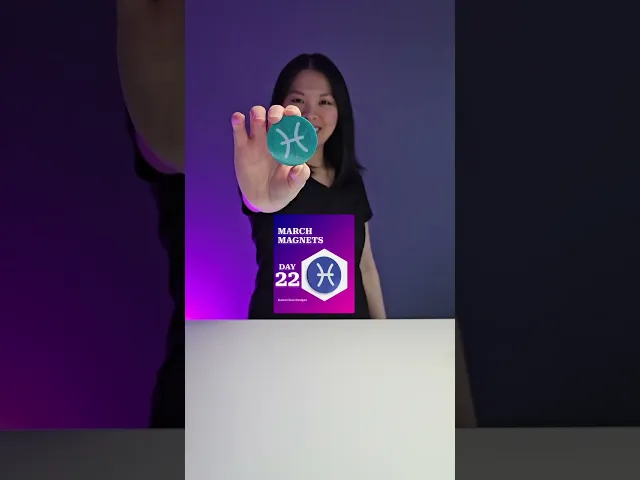 March Magnets - Day 22 #marchmagnets | Pisces Sign Magnet video thumbnail