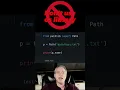 FORGET os and extract file name from path using pathlib in MODERN Python