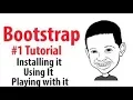 Bootstrap tutorial installing bootstrap locally and testing it