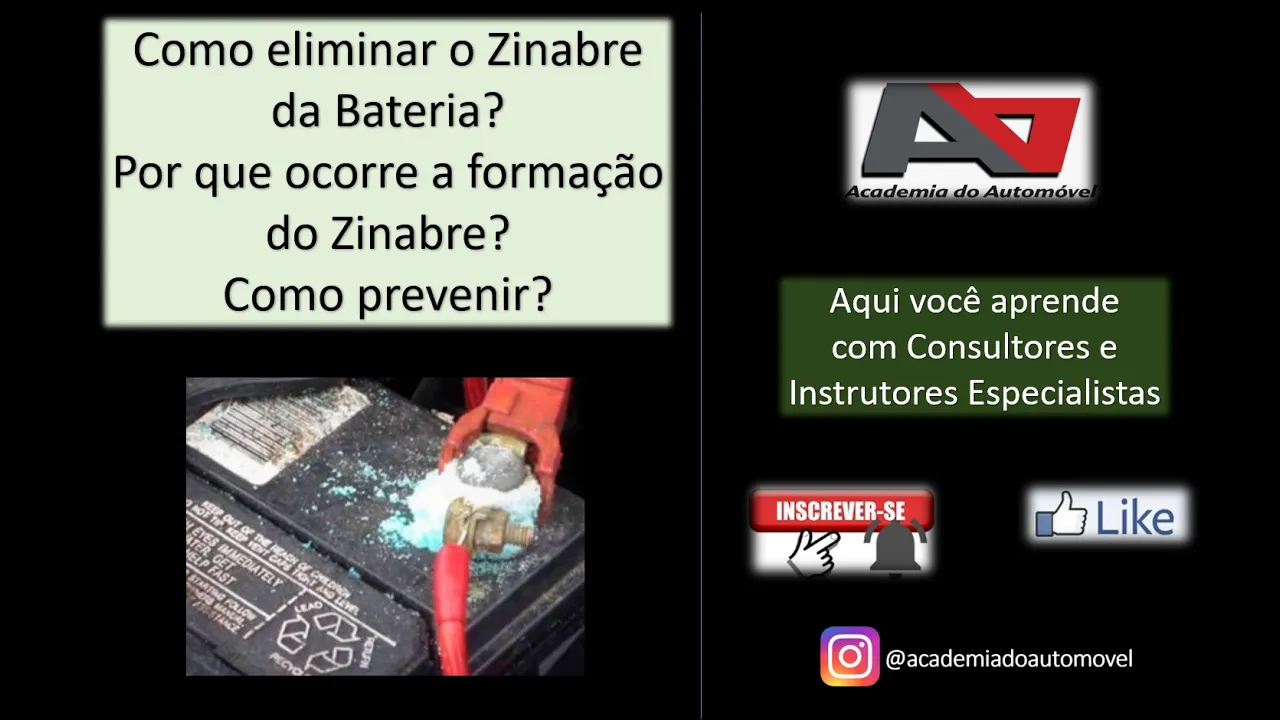Como eliminar e prevenir o Zinabre na bateria do veículo