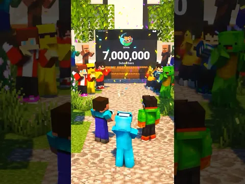 Thank you for 7M subscribers! 🥳 (Minecraft Animation)