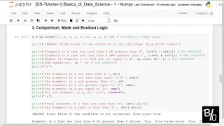 1 Data Science using Python - Introduction to NumPy
