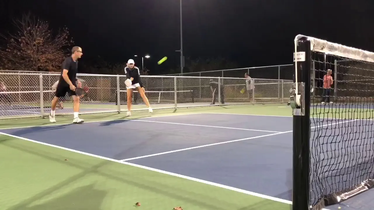 Kimber Sparks playing pickleball
