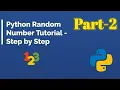 Random Module in Python Random Randint Randrange Choice functions in Python in easy steps