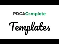 PDCA Complete - Single Templates