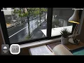 📚4-HOUR STUDY WITH ME / 🎹calm piano + gentle rain sound🌧 / Tokyo at RAINY MORNING / timer+bell