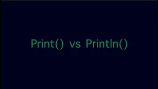 Java Print vs Println functions The simple difference that could boost your UIL score