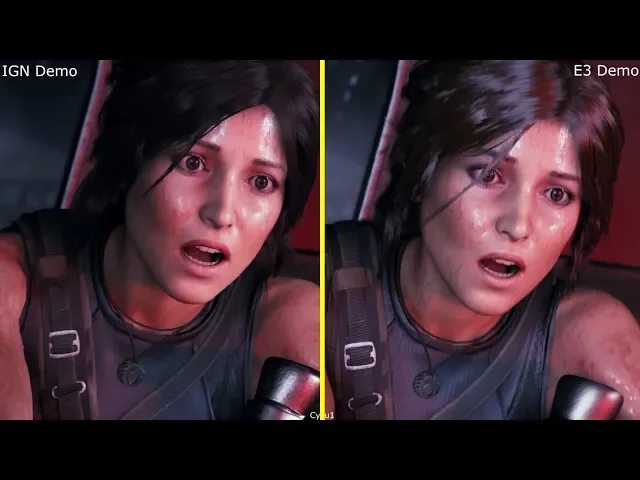 Shadow of the Tomb Raider E3 2018 Demo vs IGN First 15 Minutes Demo Early Graphics Comparison