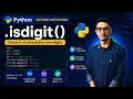 isdigit method