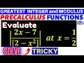 TRICKY GREATEST INTEGER FUNCTION INSIDE MODULUS FUNCTION PRECALCULUS