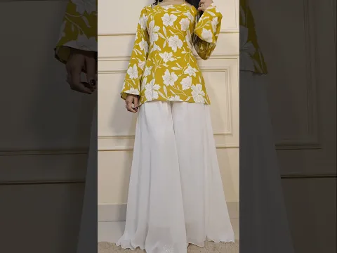 The Perfect Summer Floral Look✨ #shortkurti #trendingkurti #viralkurti