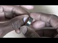 King Will Men 8mm Matte Brushed Black Tungsten Carbide Ring 18K Rose Gold Plated Comfort Fit Wedding
