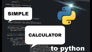 how to make a simple calculator -part 1