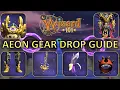 Wizard101 - FULL Aeon Gear Guide LVL 160 GEAR