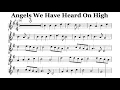 Download Lagu Angels We Have Heard On High Bb Instruments Sheet Music Backing Track Play Along Partitura