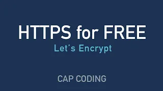 Get trusted SSL certificate https for free with Let s Encrypt and Certbot