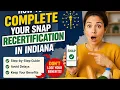 How to complete your SNAP recertification in Indiana